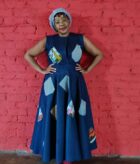 Disco Denim Dress - Image 3