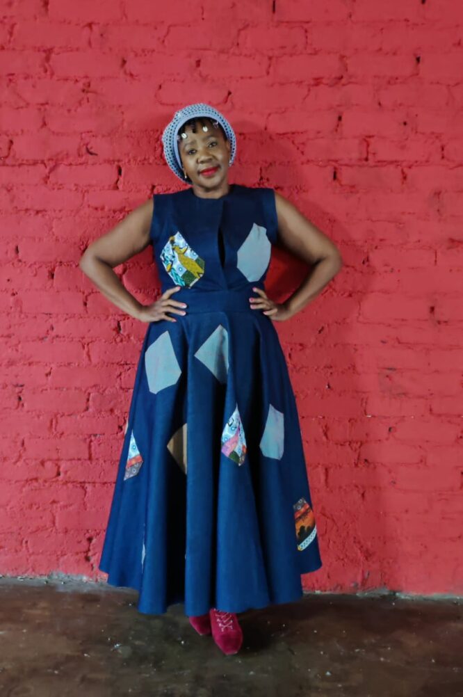 Disco Denim Dress - Image 3