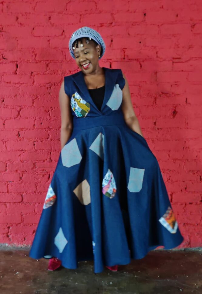 Disco Denim Dress - Image 2