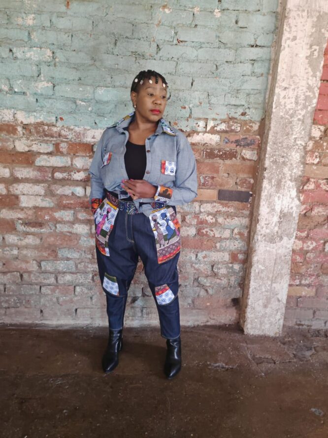 Afri-denim pants - Image 2