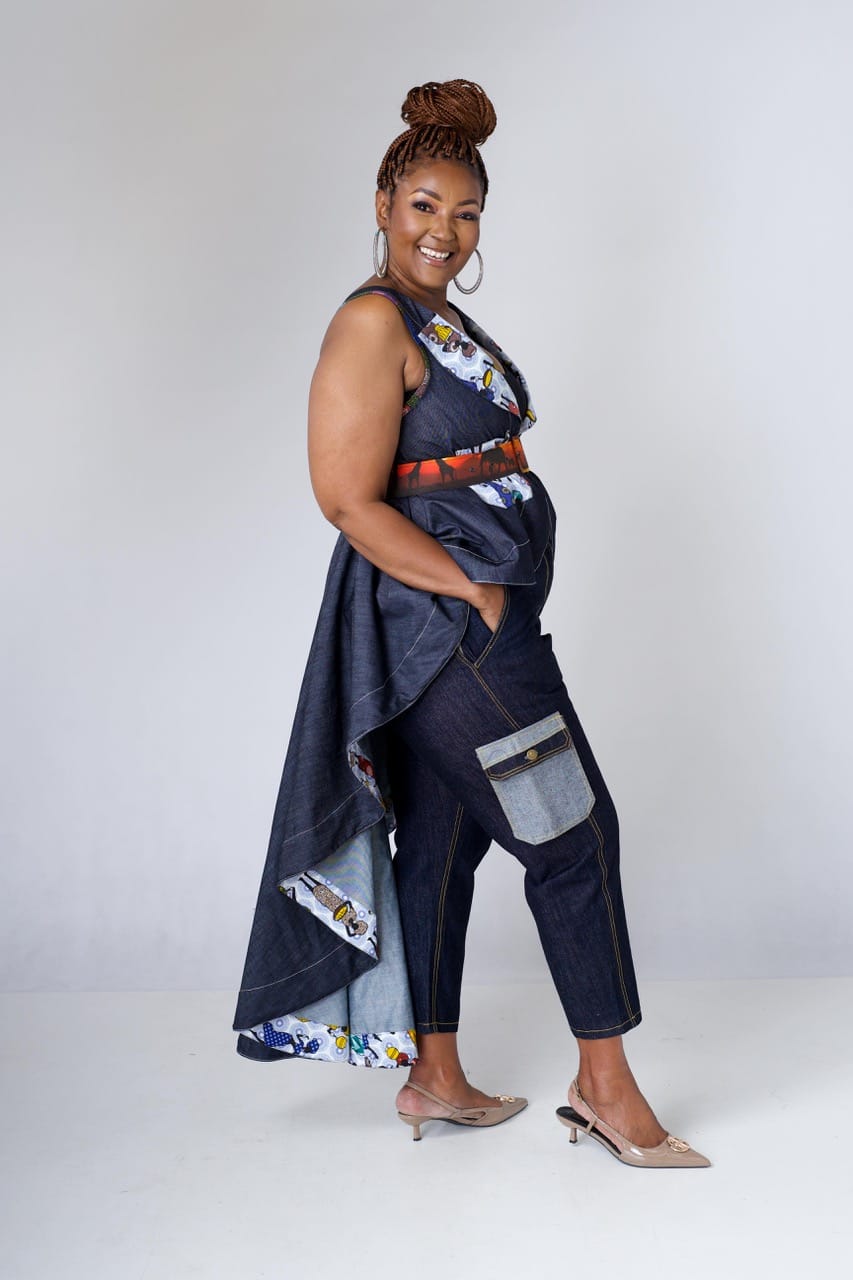 Denim Overlay kimono - Image 3