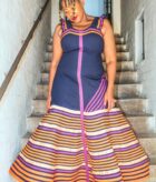 Navy Name: Mauve Fishtail mbhaco with applique