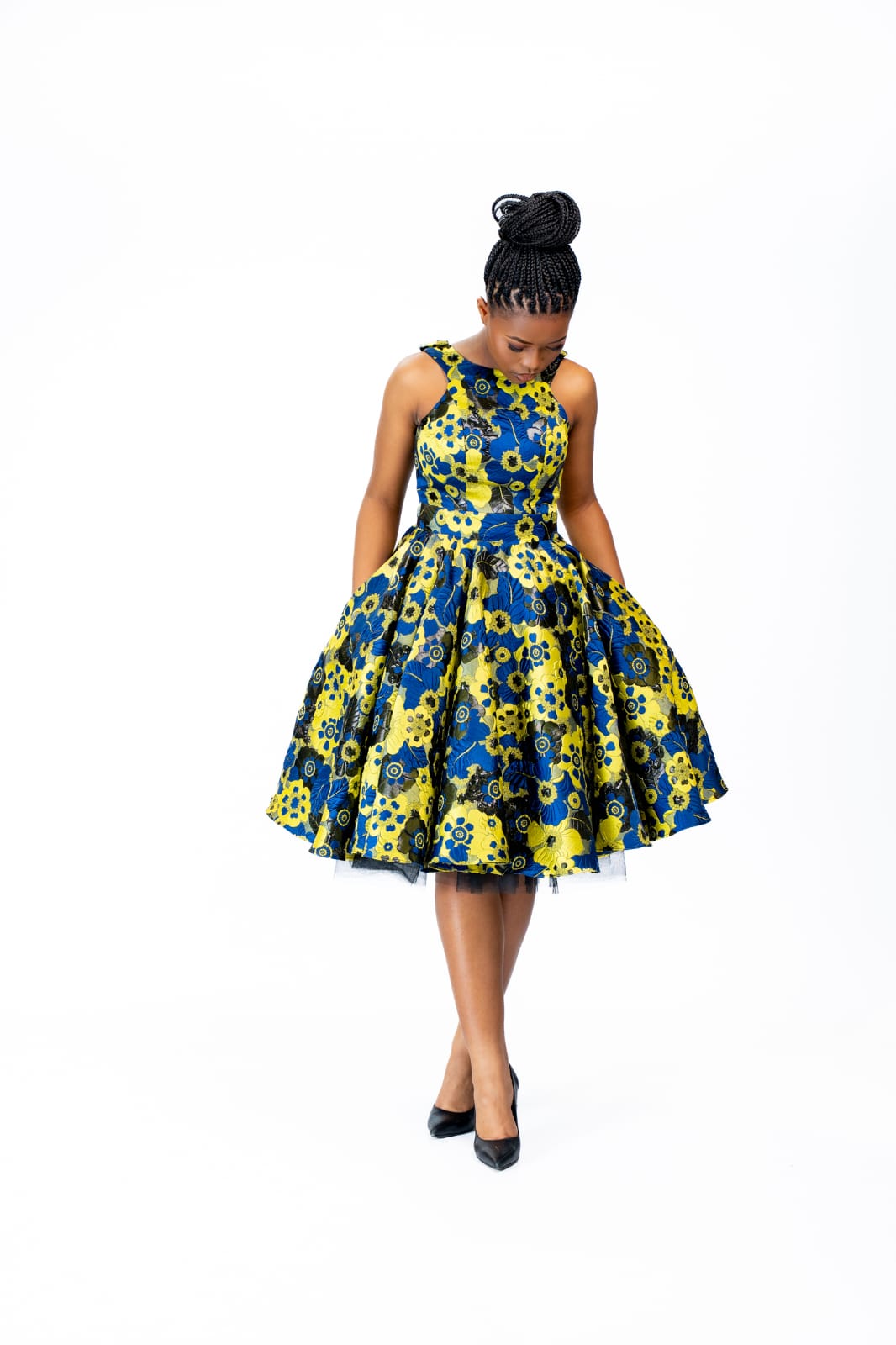 Midnight Flower Dress