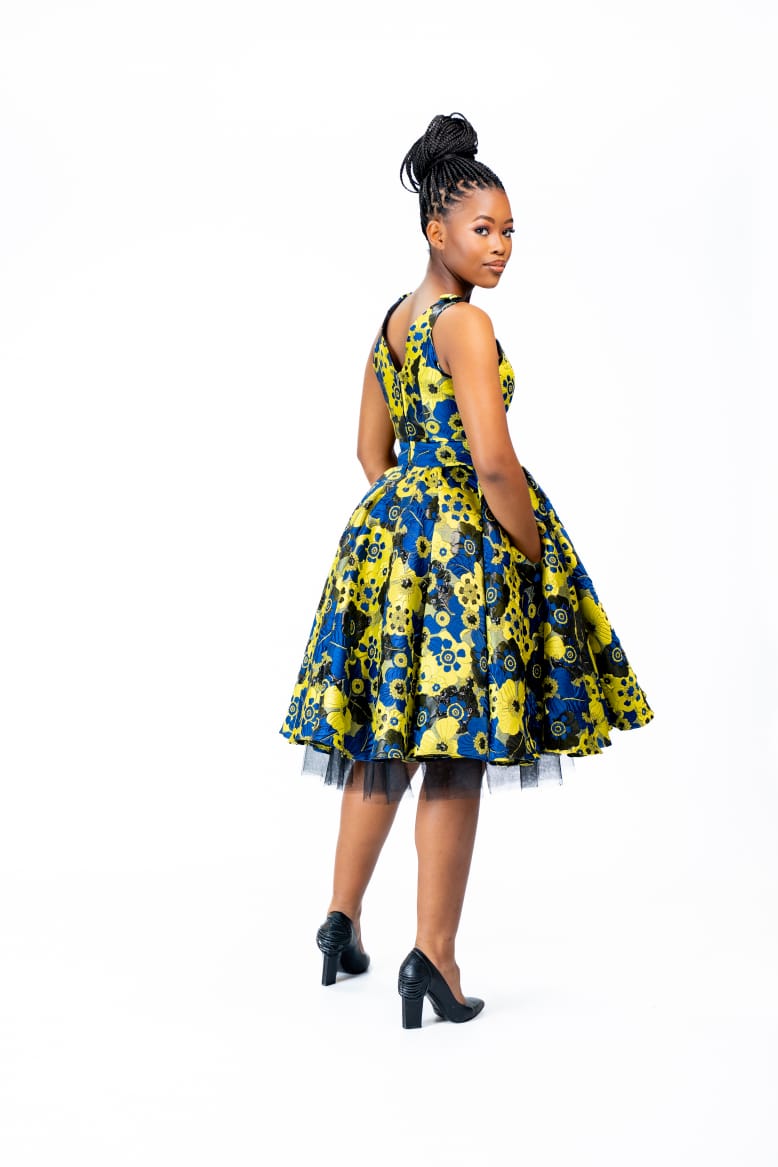 Midnight Flower Dress - Image 2