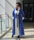 Checkered coat