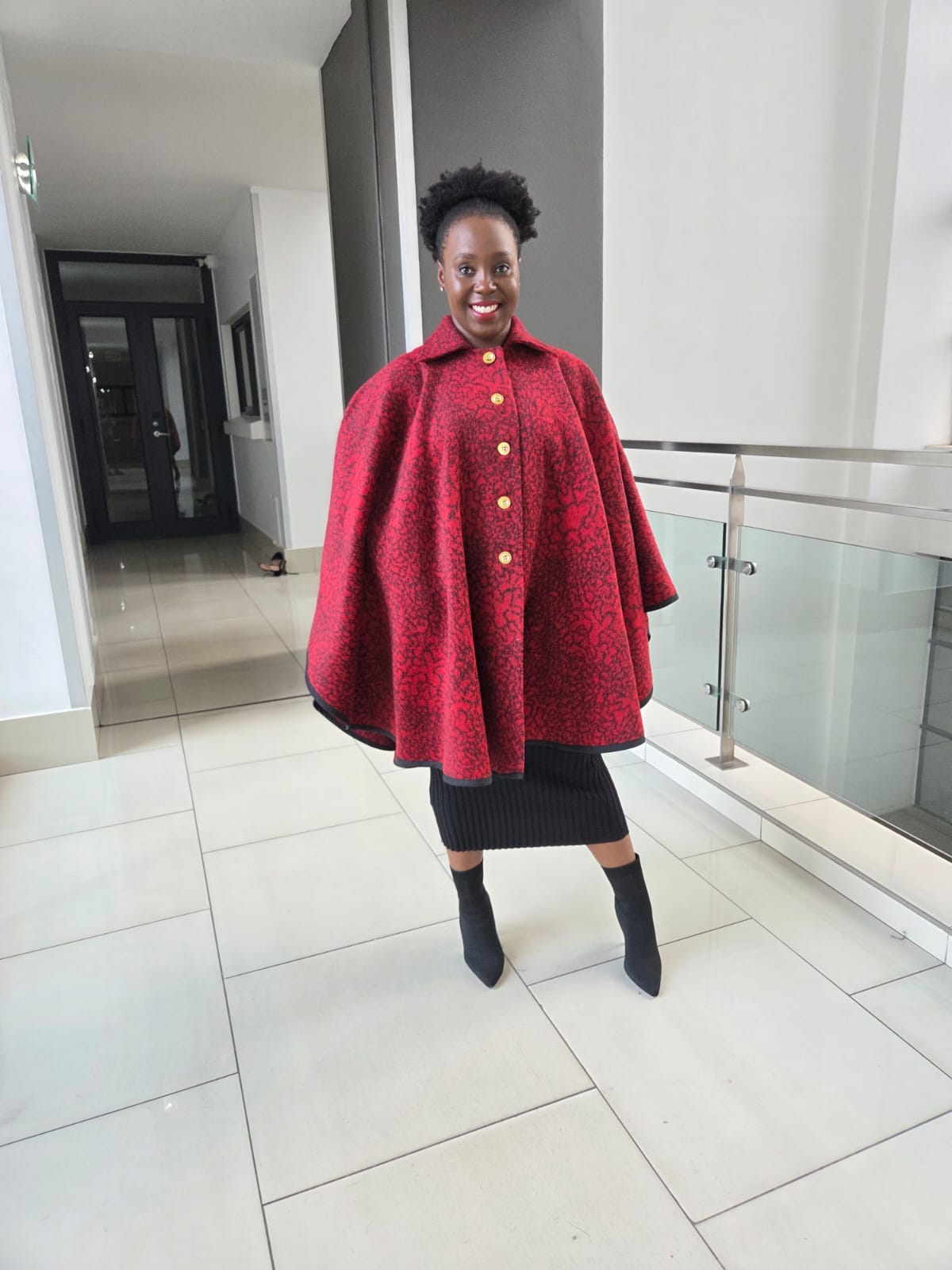 Winter essence poncho